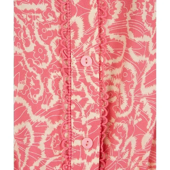 NWT ESQUALO Lace Vibrant Vacay Print Dress - Picture 11 of 11